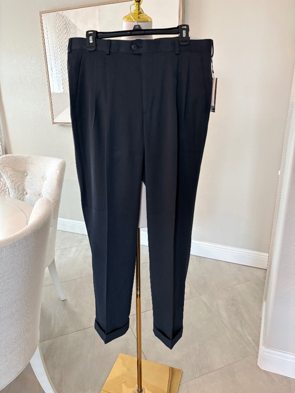 NWT Men's Perry Ellis Portfolio Travel Luxe Dress Pants